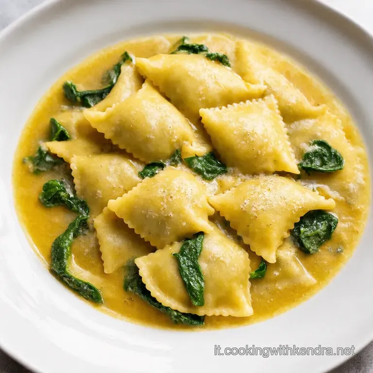 Ravioli Ricotta e Spinaci Un Classico di Nonna