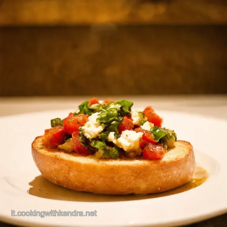 Ricetta Bruschetta Perfetta presentation