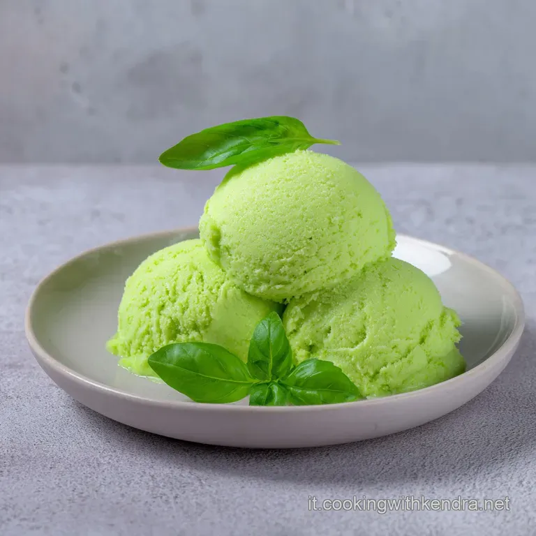 Sorbetto al Basilico Homemade: Fresco e Setoso