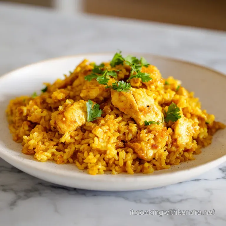 Riso Pollo e Curry Leggero in 25 Minuti