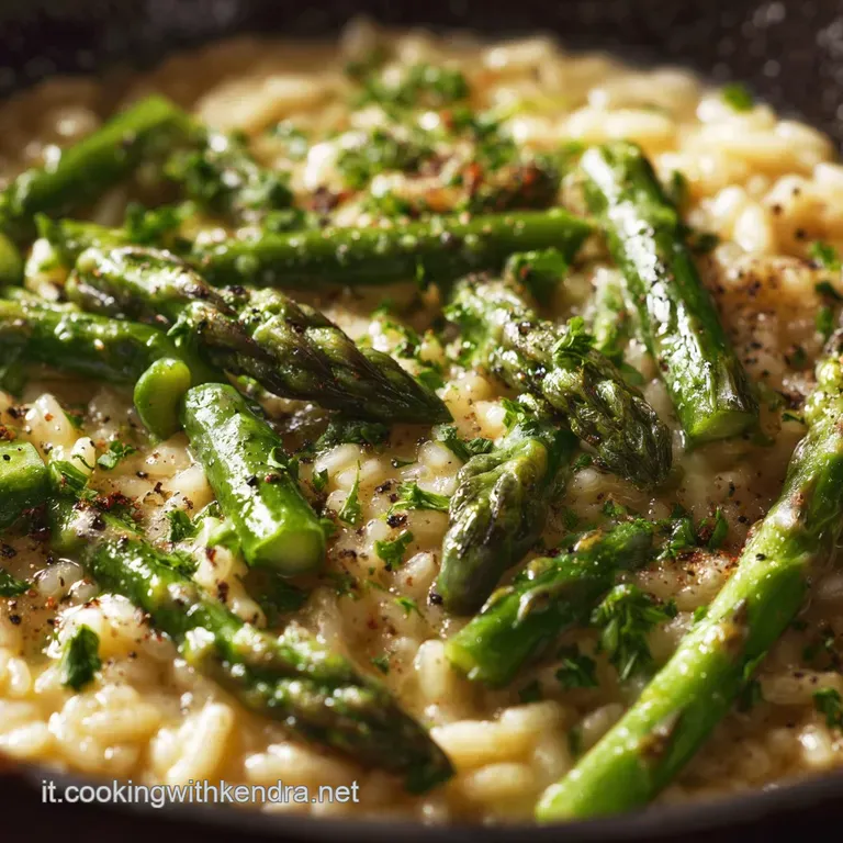 Risotto agli asparagi Leleganza cremosa della primavera