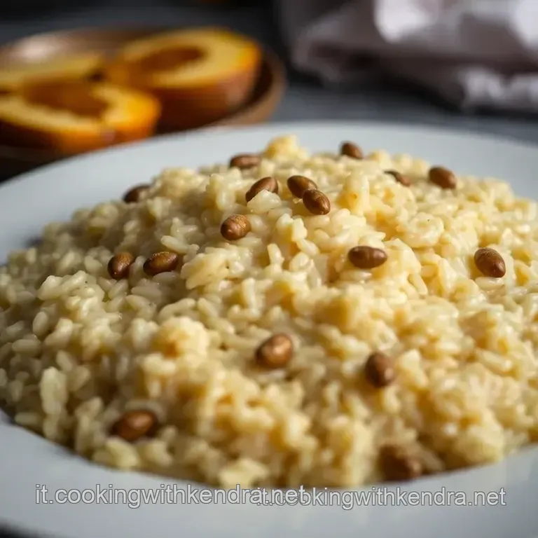 Risotto Al Pecorino E Pistacchi Espresso presentation