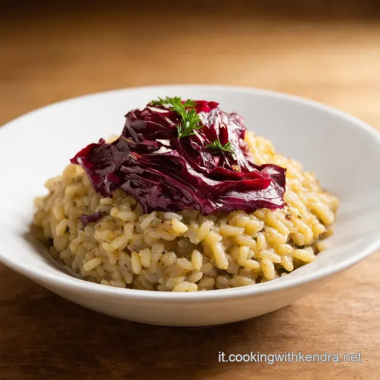 Risotto Al Radicchio Di Treviso Express presentation