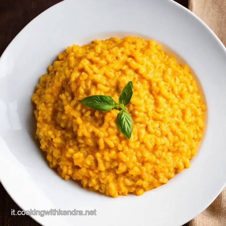Risotto alla Zucca Autunno nel Piatto
