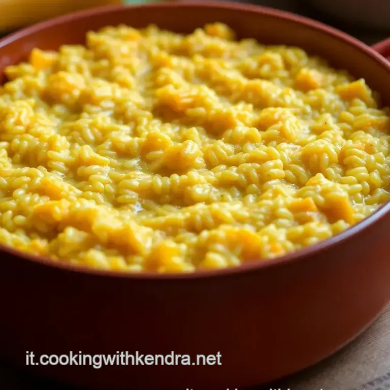 Risotto Alla Zucca Cremoso - Il Sole Nel Piatto presentation
