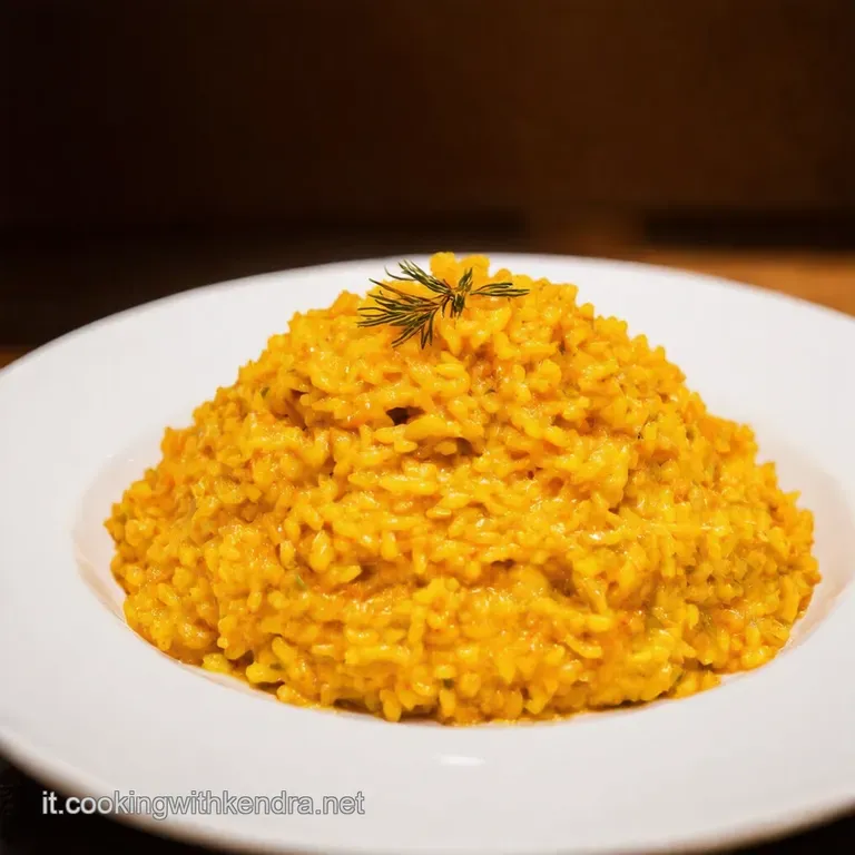 Risotto Alla Zucca Mantovana Con Topping Croccante presentation