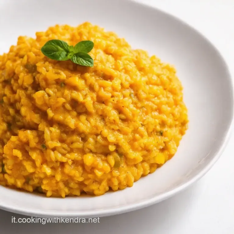 Risotto alla Zucca Mantovana con Topping Croccante