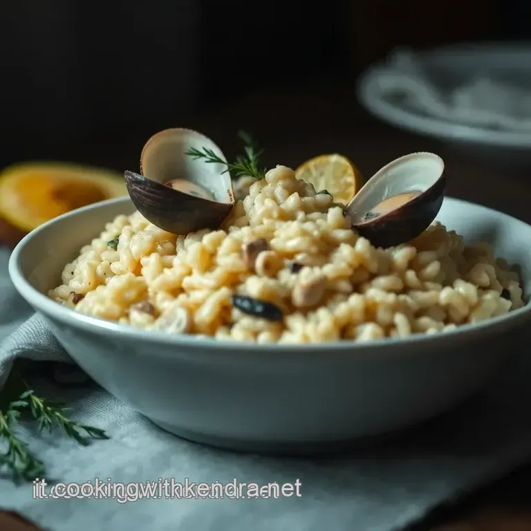 Risotto Alle Vongole: Un Bacio Del Mare Nel Tuo Piatto presentation