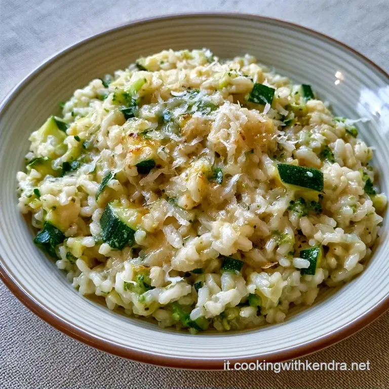 Risotto Cremoso Alle Zucchine