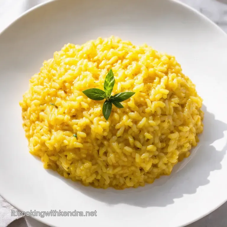 Risotto allo Zafferano LOro nel Piatto