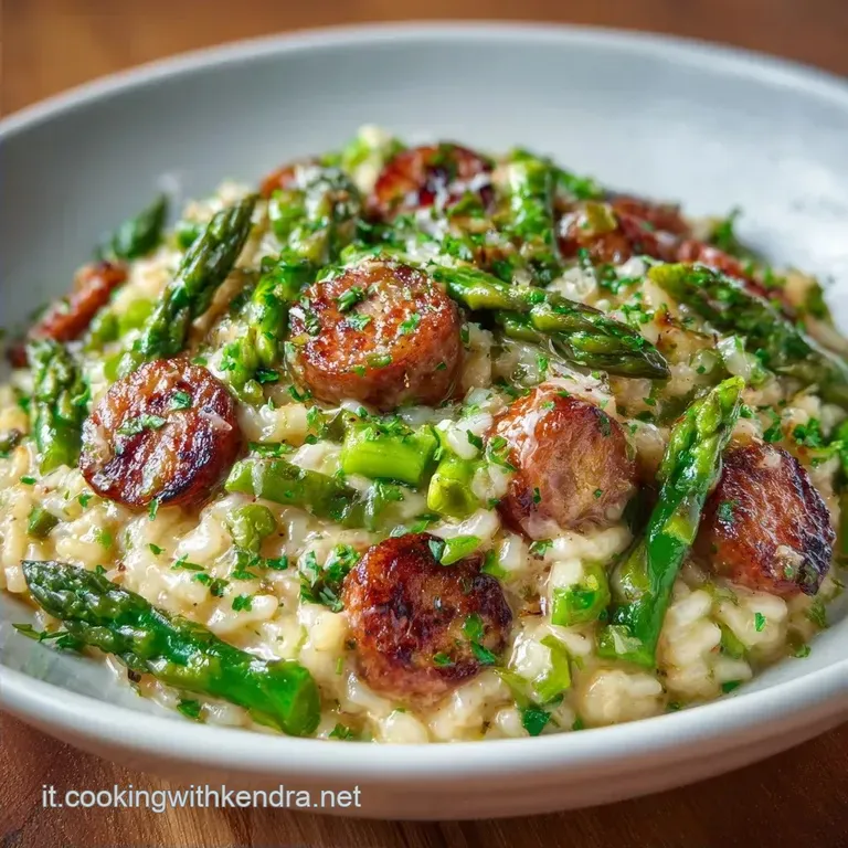 Risotto Asparagi e Salsiccia: Cremoso e Saporito