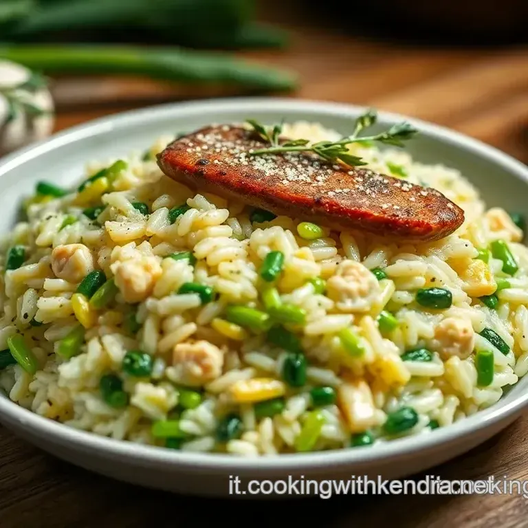 Risotto Primavera Affumicato (Pentola a Pressione)