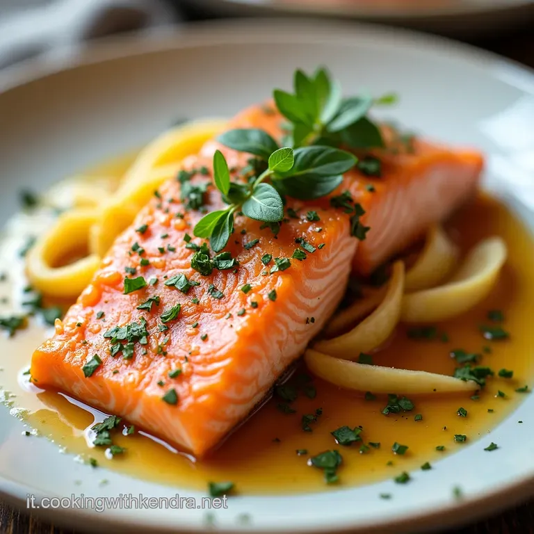 Salmone al Cartoccio Glassato al Miele e Soia