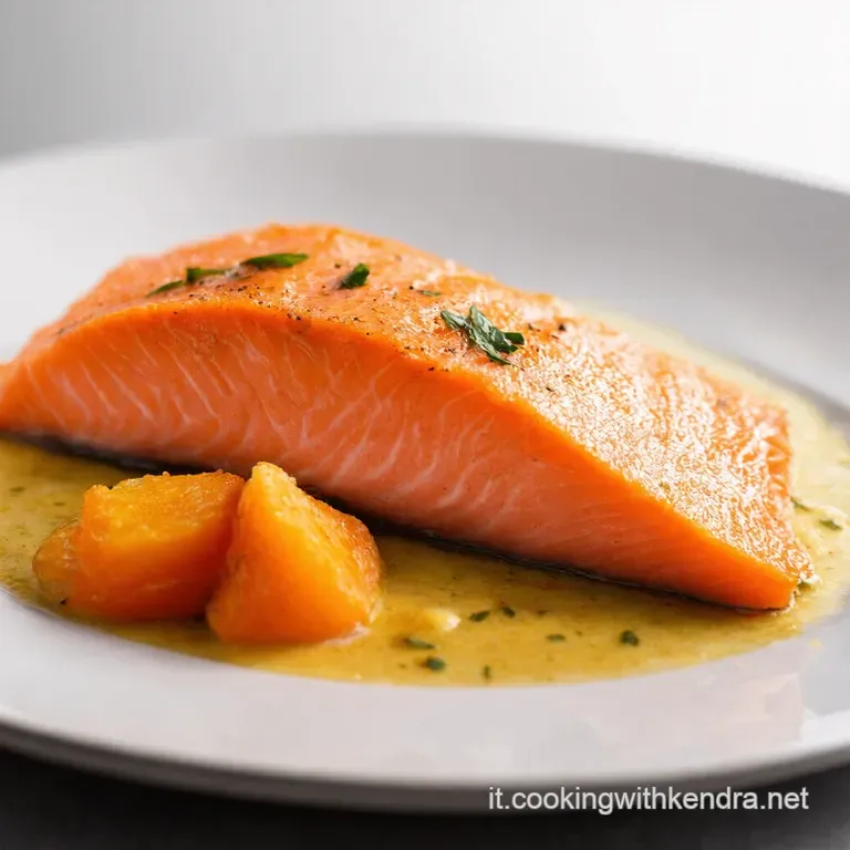 Salmone in Padella allArancia Un Tocco di Sole