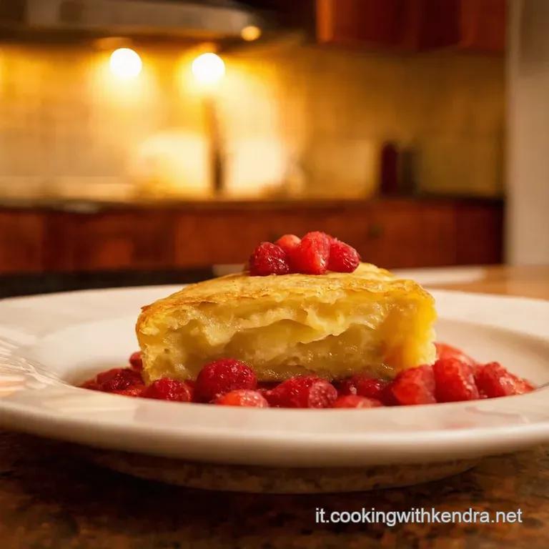 Sfoglia Di Frambuesas Alla Nonna presentation