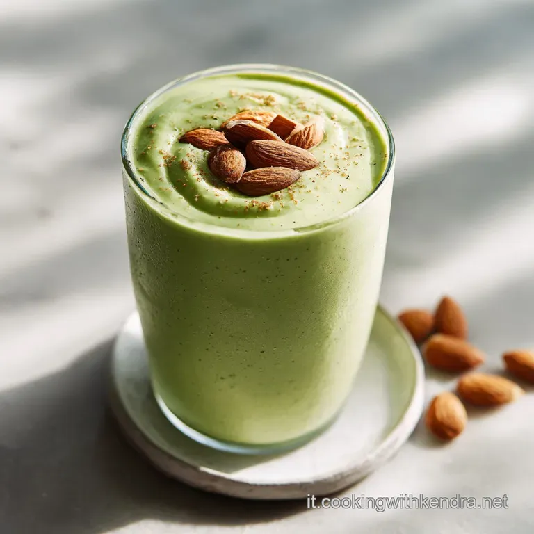 Avocado Banana Almond Smoothie Cremoso