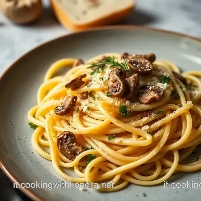 Tagliatelle ai Funghi: Sinfonia di Funghi e Crema