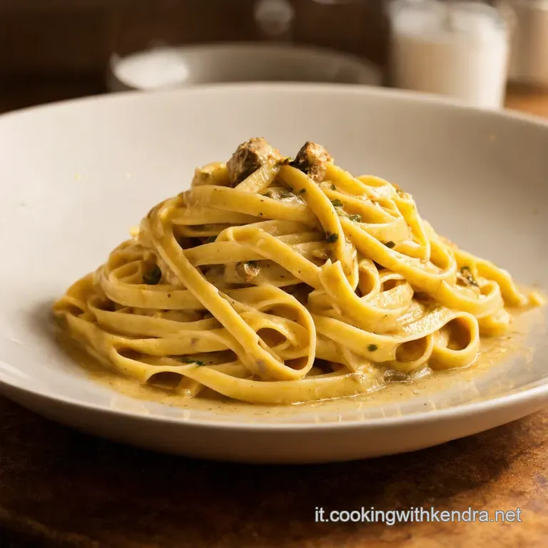Tagliatelle Al Tartufo Un Classico Italiano presentation