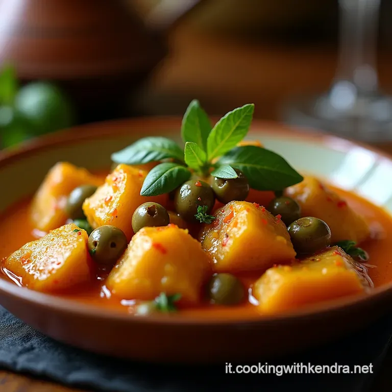 Tajine di Pollo con Olive e Limone Candito Il Cuore Profumato del Marocco