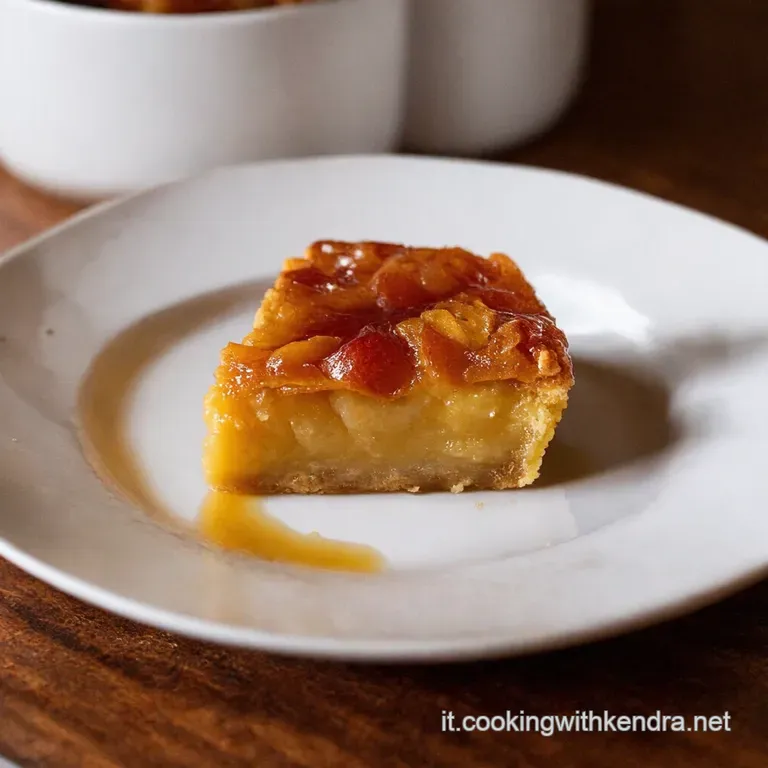 Tarte Tatin Di Pere Un Classico a Testa in Gi&ugrave; presentation