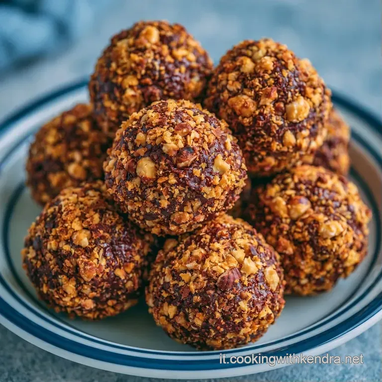 Composizione raffinata di sferette di cioccolato opache su piatto di ardesia, con frammenti di nocciole dorate.