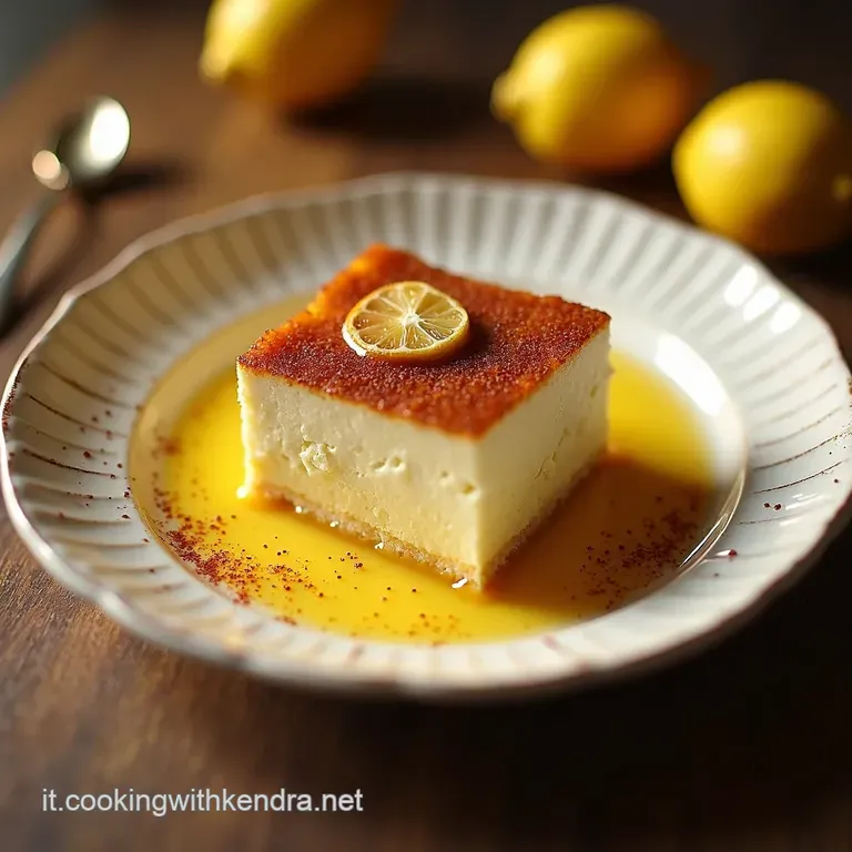 Tiramis&ugrave; Al Limone Con Lemon Curd presentation