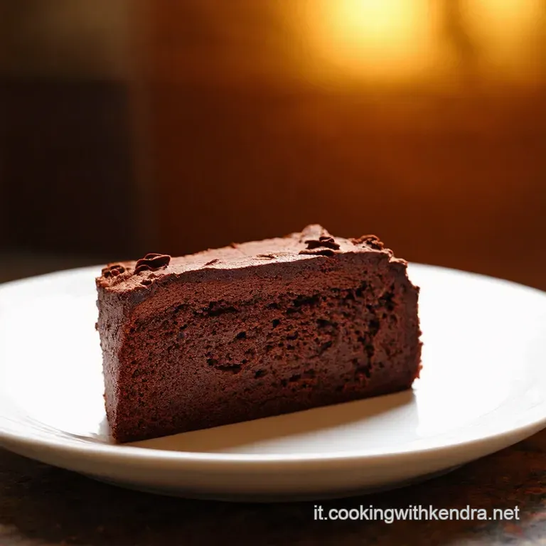 Torta Al Cioccolato Della Nonna presentation