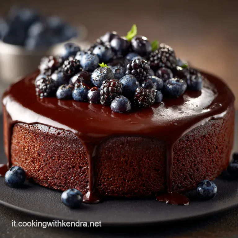 Torta al Cioccolato Fondente Abbraccio di Cioccolato 