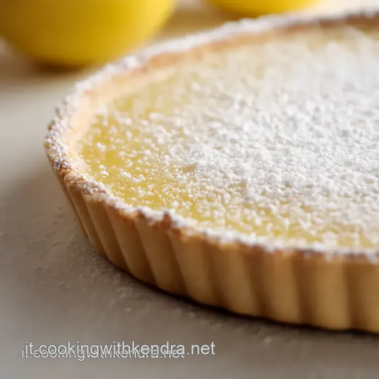 Torta Al Limoncello presentation