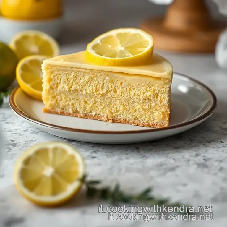 Torta Al Limone Sole Di Sicilia presentation