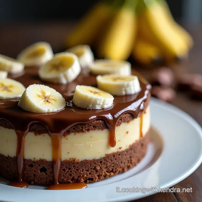 Torta Banane e Cioccolato Soffice Umida e Golosa Il Dolce che Non Sbaglia Mai