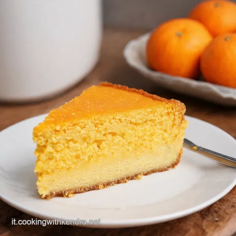 Torta Capovolta Alle Mandarine Unesplosione Di Sole in Ogni Morso presentation