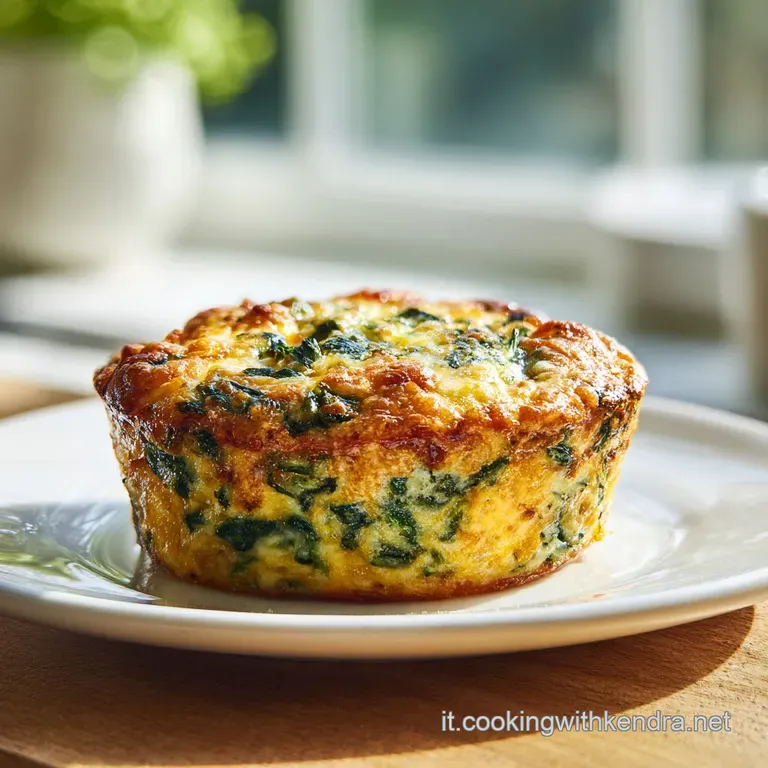 A generous slice of savory meat and spinach pie, nestled on a white plate with a sprig of fresh parsley and a drizzle of o...