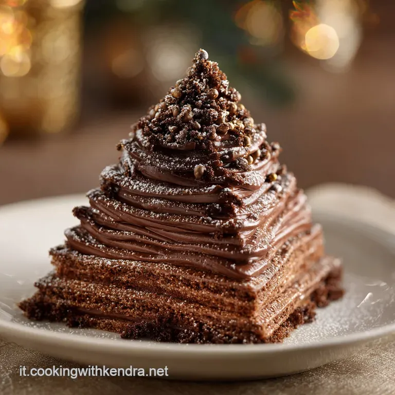 Torta Tronco albero di Natale: Il Capolavoro delle Feste con Ganache al Fondente