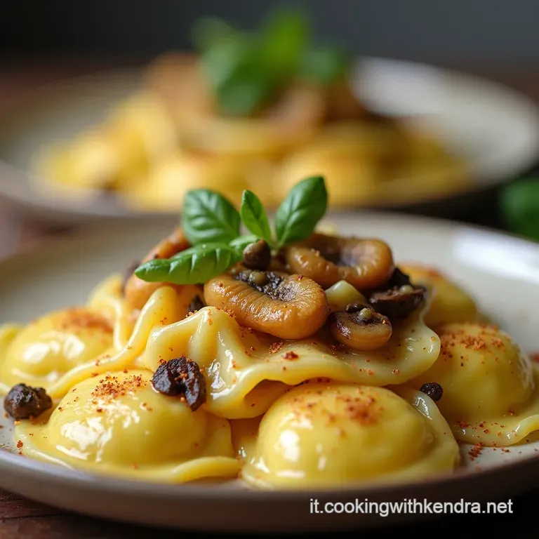 Tortelli della Tradizione Sfoglia allUovo Perfetta e Ripieno Cremoso ai Funghi Porcini