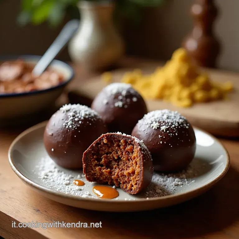 Trufas Classiche Di Cioccolato Un Boccone Di Paradiso presentation