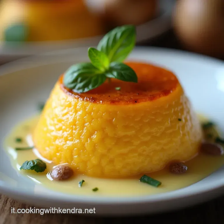 Vellutata dOro Vellutata di Zucca Mantovana Classica con Croccante di Amaretto e Profumo di Bosco