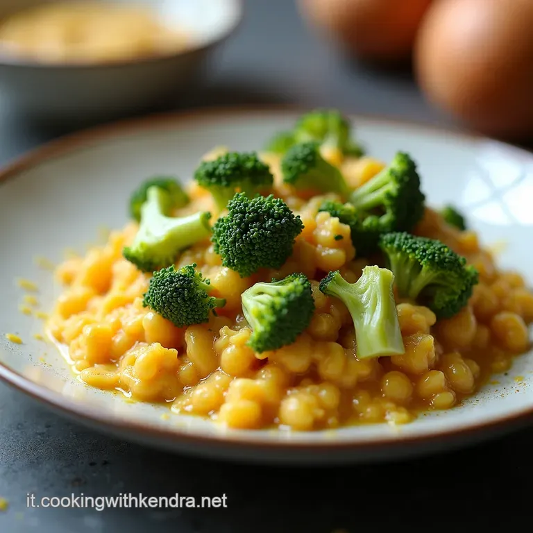 Vellutata Lampo di Broccolo Romanesco Cremoso Comfort con Croccantezza di Mandorle