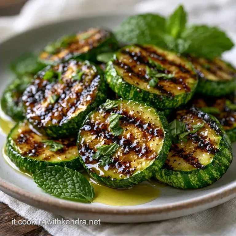Zucchine Alla Griglia Con Menta in 18 Minuti