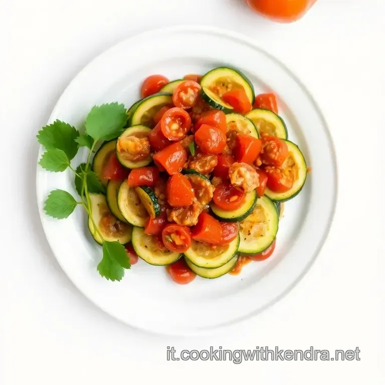 Zucchine Alla Scapece presentation