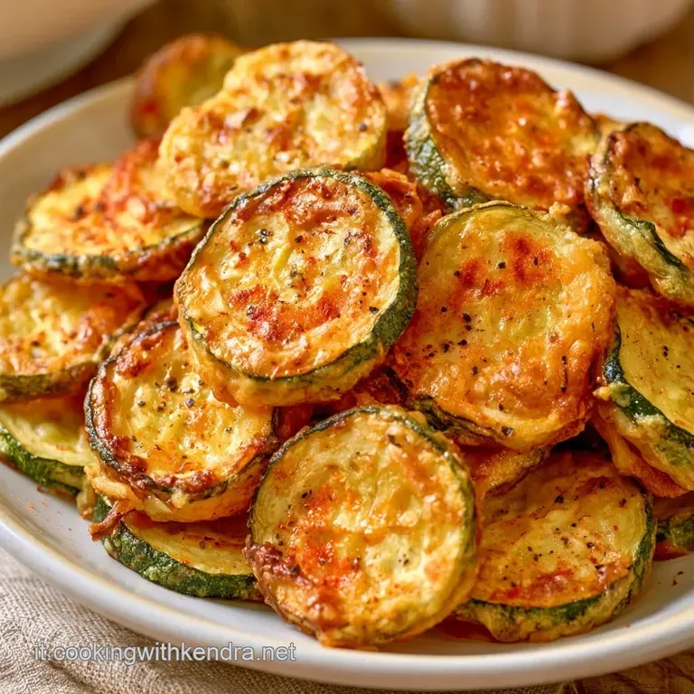 Bastoncini di zucchine dorati disposti con cura, accompagnati da una salsa cremosa bianca e un rametto di prezzemolo.