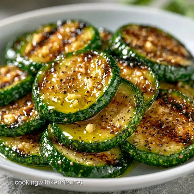 Zucchine Grigliate Al Forno con Aglio