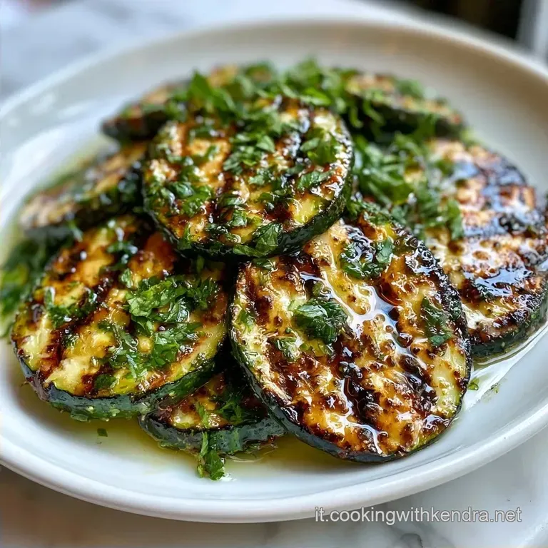 Zucchine Grigliate Marinate all Aceto: Fresche e Leggere