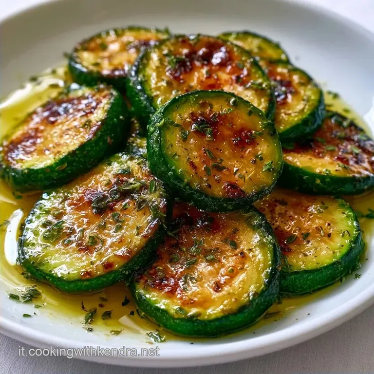 Zucchine Grigliate Sott Olio con Aglio e Origano