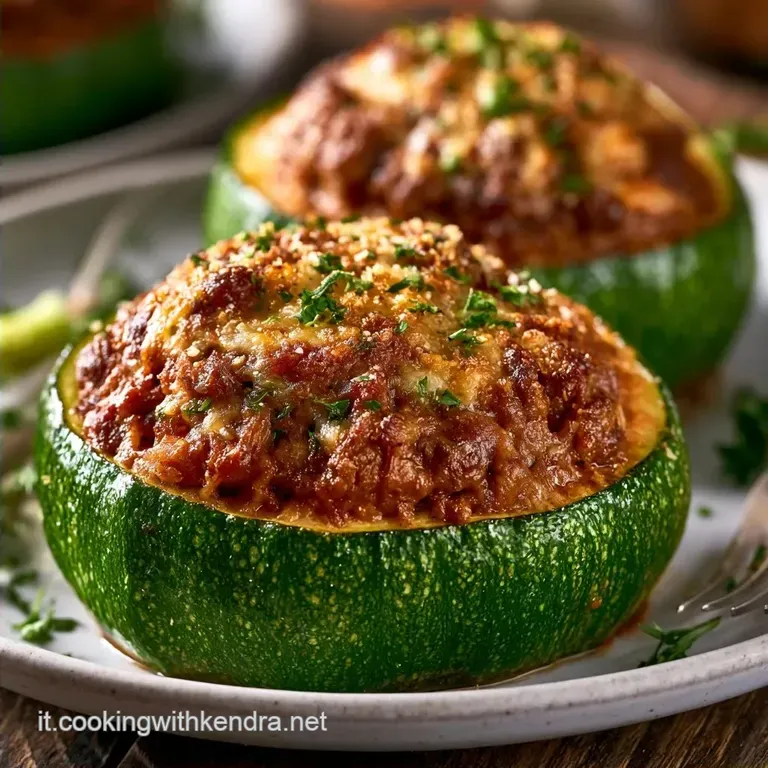 Zucchine Ripiene della Nonna con Carne Macinata