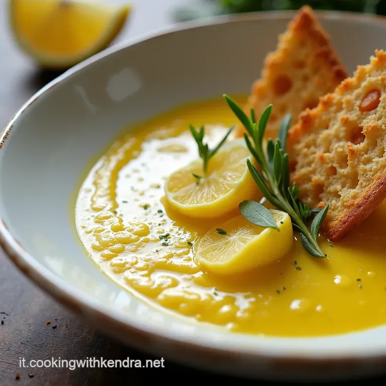 ZuppaCrema di Ceci al Rosmarino e Limone